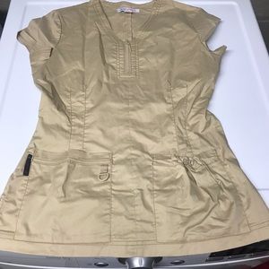 Koi Mackenzie top & Lindsey pant .Camel.